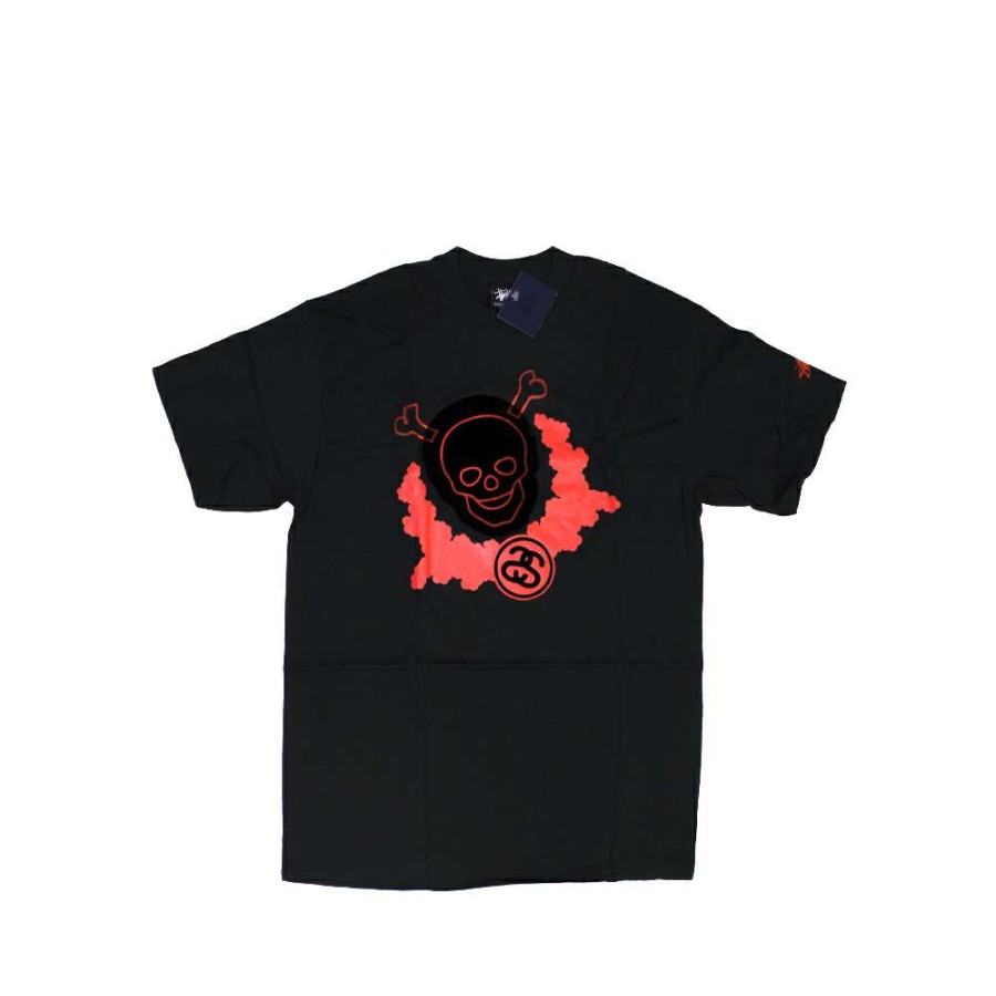 Heritage * | Stussy Skull Black Tee Limited Edition Promotion