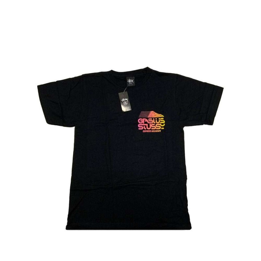 T-Shirts & Polo * | Stussy X Gasius Express Delivery Tee Black 3902684 Discount