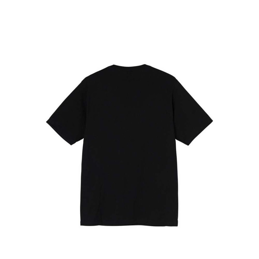 T-Shirts & Polo * | Stussy Happy Flower Tee Black 1904708 Promotion