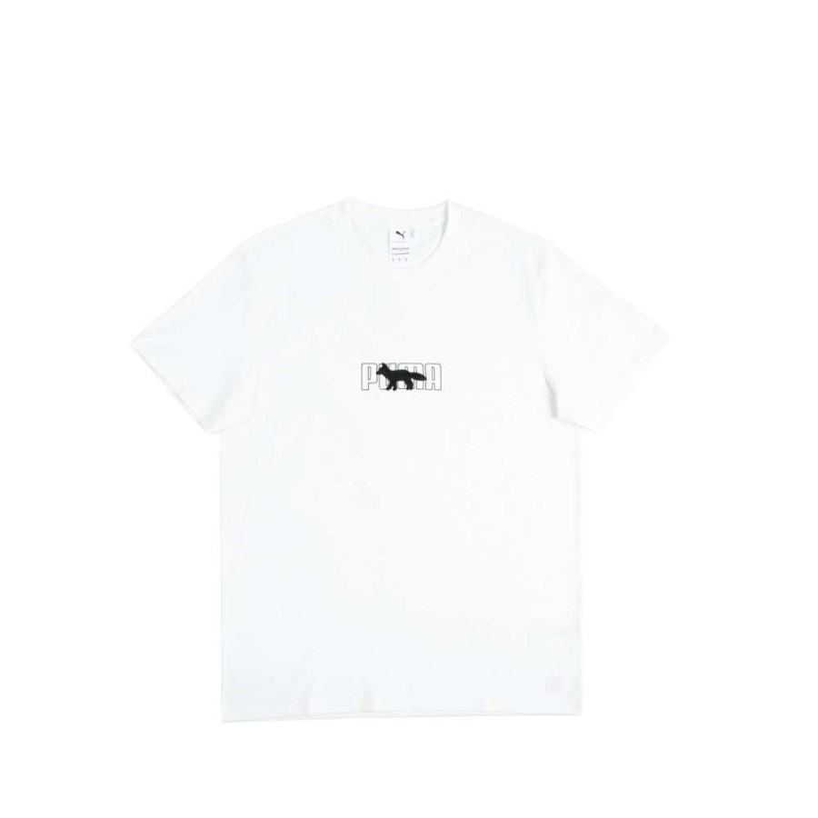 T-Shirts & Polo * | Puma X Maison Kitsune Oversized T-Shirt Puma White 530434-02 Sale