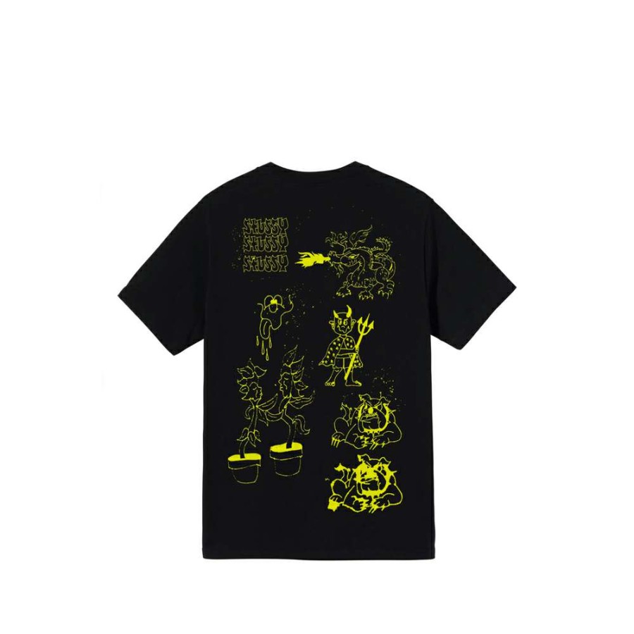 T-Shirts & Polo * | Stussy Bad Dream Tee Black 1904648 Promotion