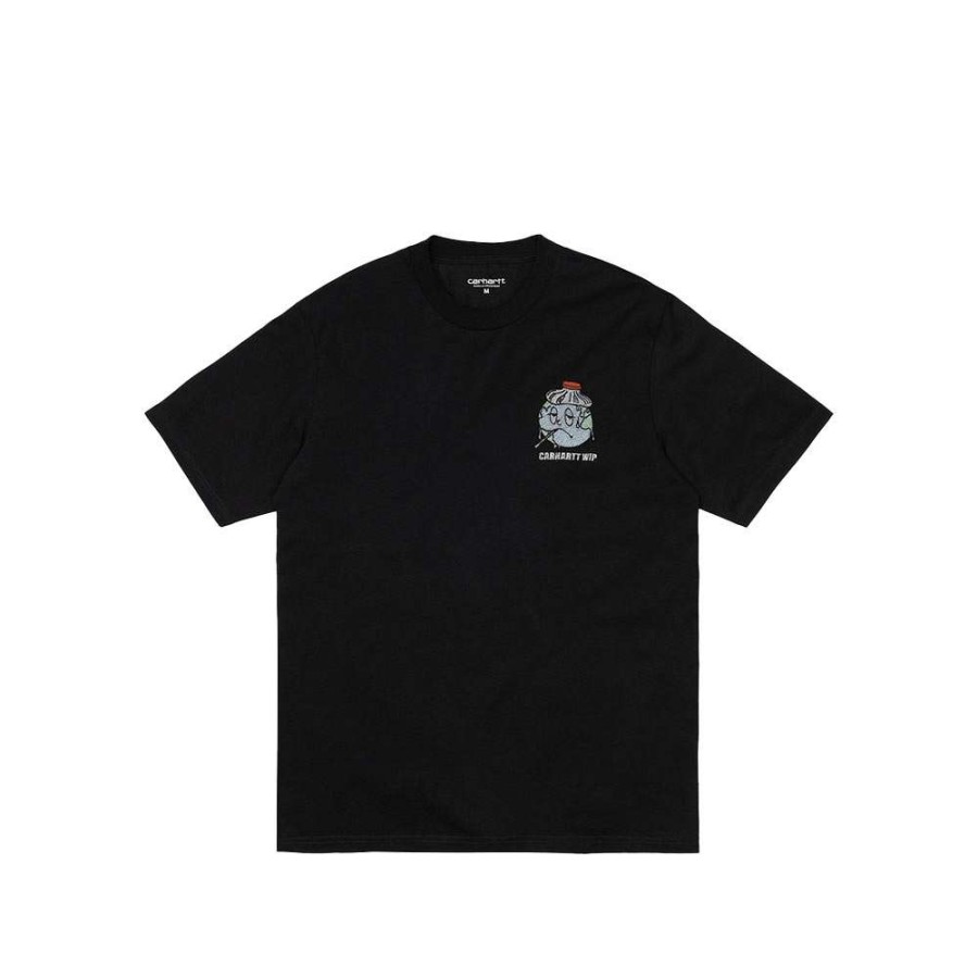 T-Shirts & Polo * | Carhartt Wip S/S Ill World T-Shirt Black I029058-19 Promotion