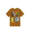 T-Shirts & Polo * | Stussy Funky Tribe Tee Caramel 1904620 Promotion