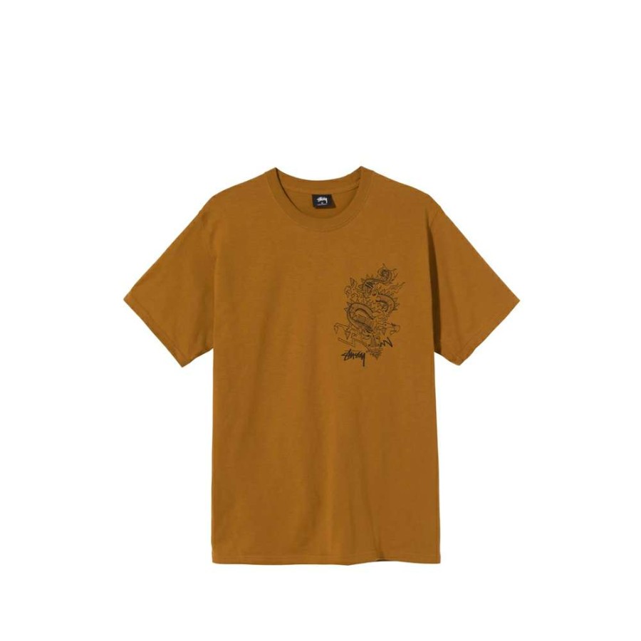 T-Shirts & Polo * | Stussy Funky Tribe Tee Caramel 1904620 Promotion