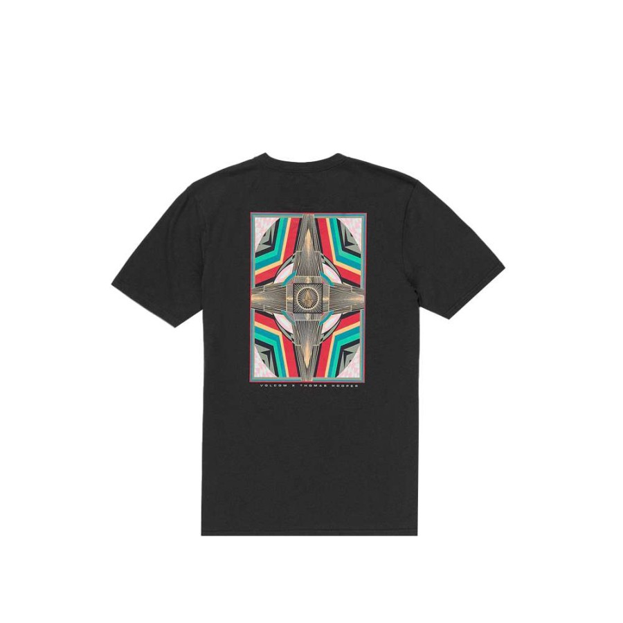 T-Shirts & Polo * | Volcom T Hooper Fa Glimmer S/S T-Shirt Black A5012209 Sale