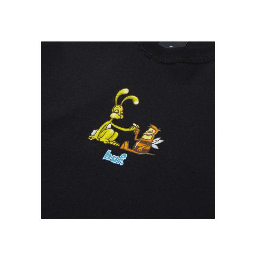 T-Shirts & Polo * | Huf Best Friends S/S Tee Black Ts01335 Discount