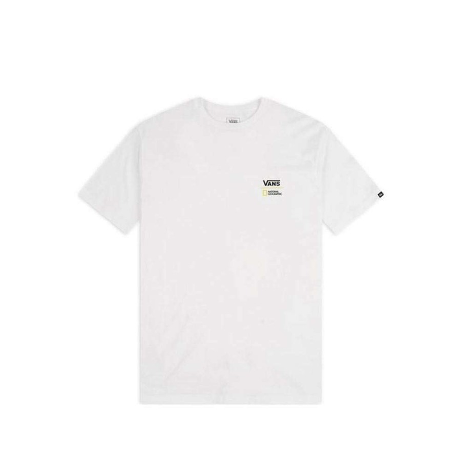 T-Shirts & Polo * | Vans X National Geographic Gobe T-Shirt White Vn0A4Mshwht Sale