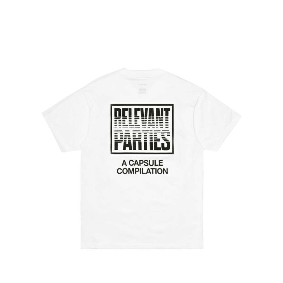 T-Shirts & Polo * | Carhartt Wip S/S Relevant Parties T-Shirt White I029371-4 Sale