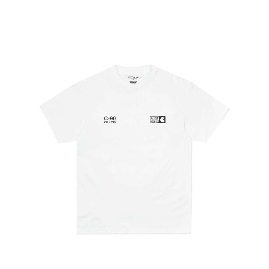 T-Shirts & Polo * | Carhartt Wip S/S Relevant Parties T-Shirt White I029371-4 Sale