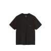 T-Shirts & Polo * | Stussy 8 Ball Pocket Crew Black 1140236 Sale