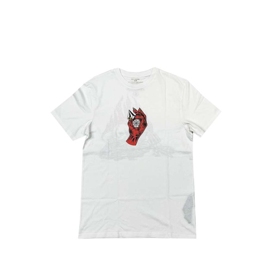 T-Shirts & Polo * | Volcom Zombie Bsc S/S T-Shirt White A3512212 Discount