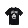 T-Shirts & Polo * | Stussy Club Pigment Dyed Tee Black 1904670 Sale