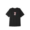 T-Shirts & Polo * | Obey Honey Bear Heavyweight Box T-Shirt Black 166912932E Discount