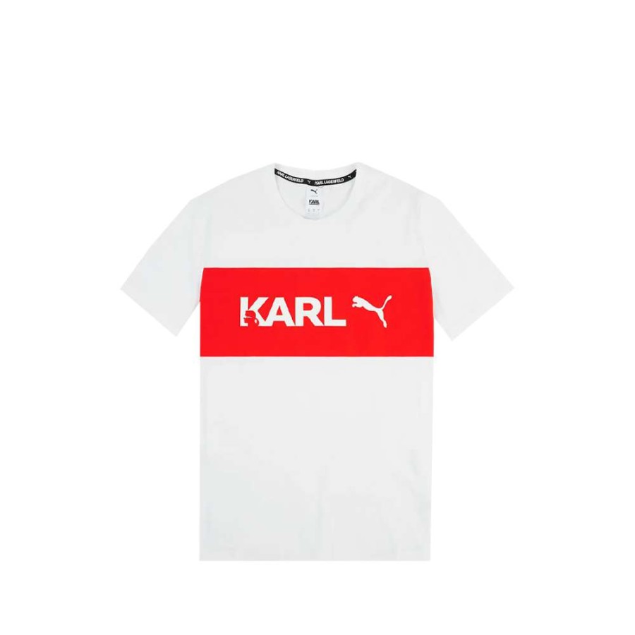 T-Shirts & Polo * | Puma X Karl Lagerfeld T-Shirt Puma White 595682-02 Promotion