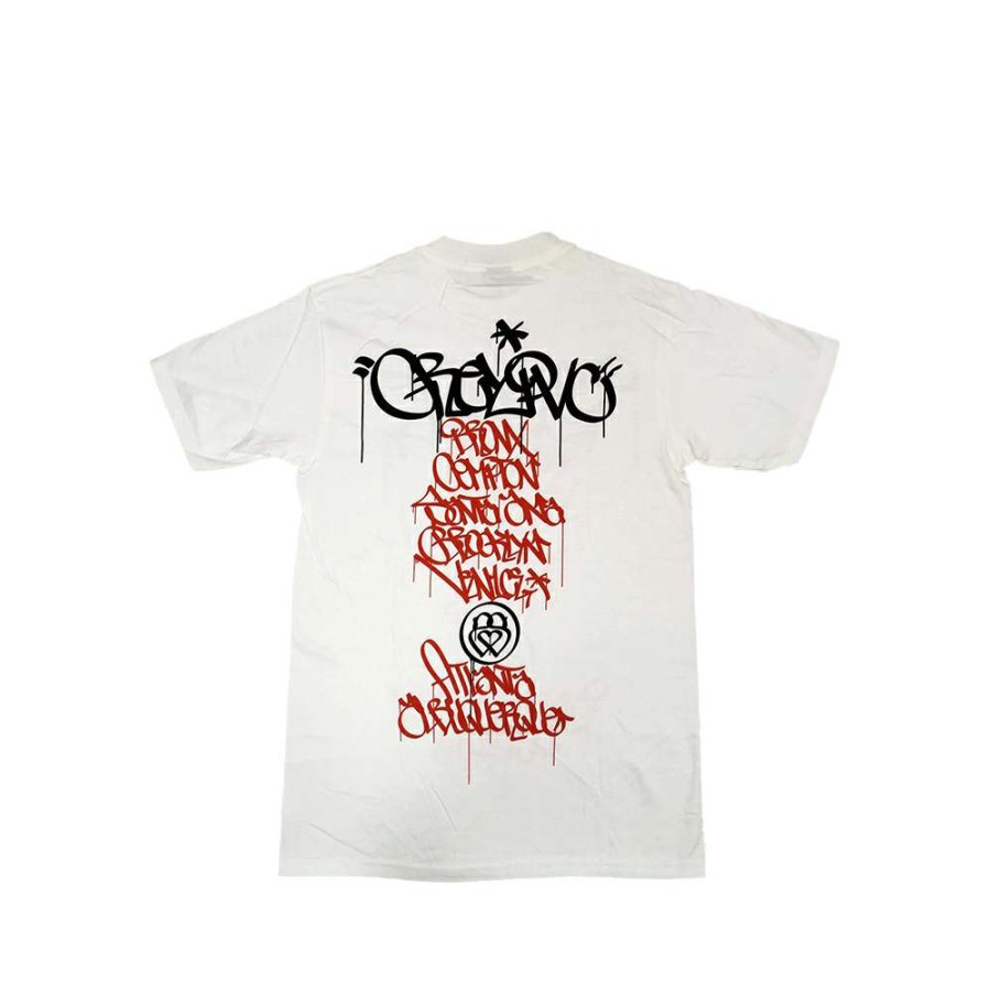 Heritage * | Stussy White Tee World Tour 2006 Grey Pvc S6Sc1901232 Limited Edition Promotion