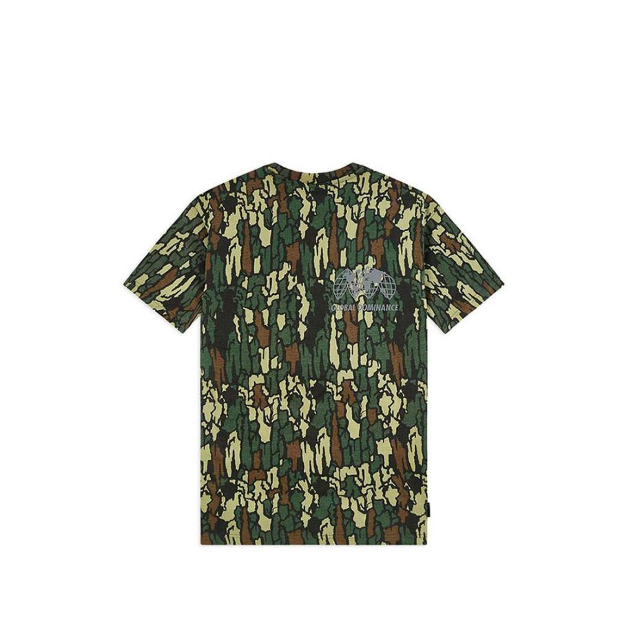 T-Shirts & Polo * | Staple Pigeon Embroidered T-Shirt Olive 1910C5769 Discount