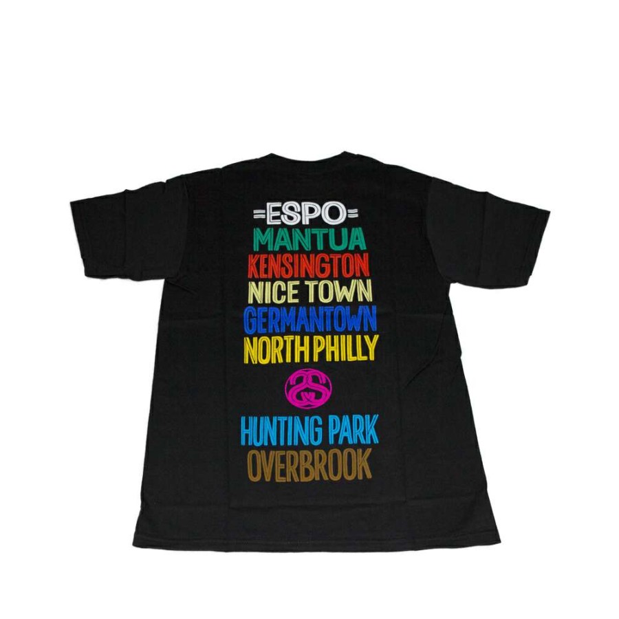 Heritage * | Stussy Black Tee World Tour 2006 Espo S6Sc1901286 Limited Edition Discount