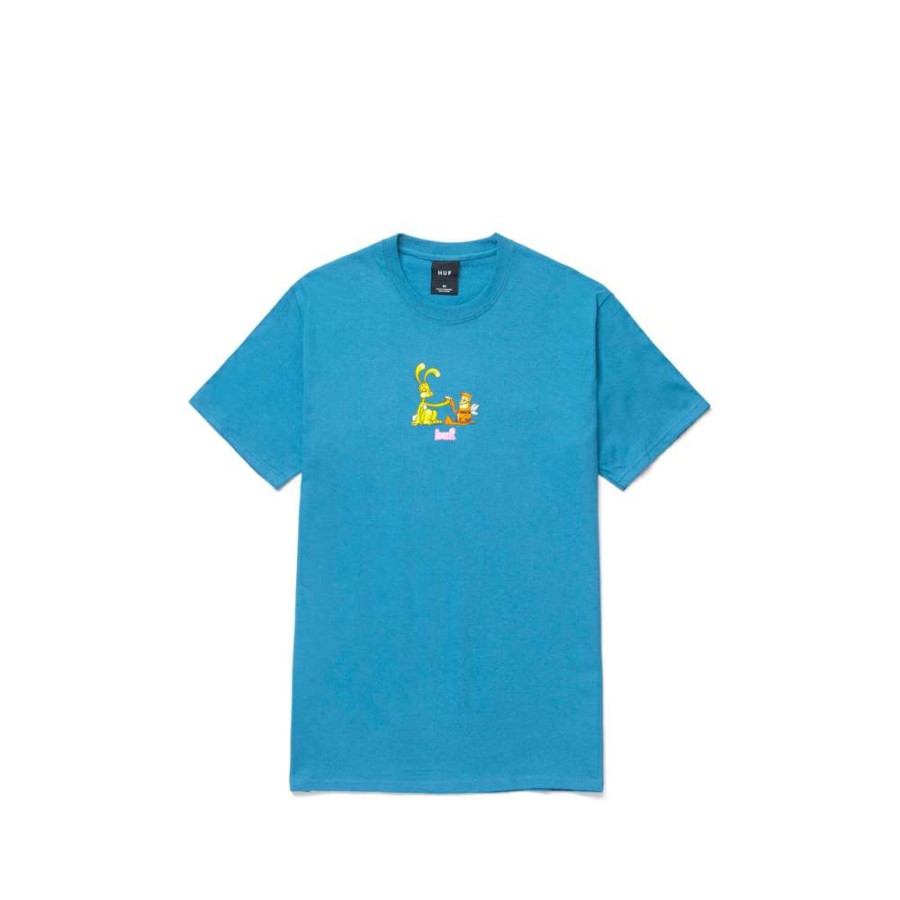 T-Shirts & Polo * | Huf Best Friends S/S Tee Columbia Blue Ts01335 Promotion