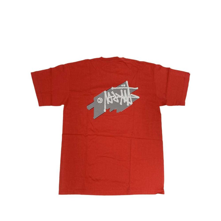 Heritage * | Stussy Expando Logo Red Tee Limited Edition 190520 Discount