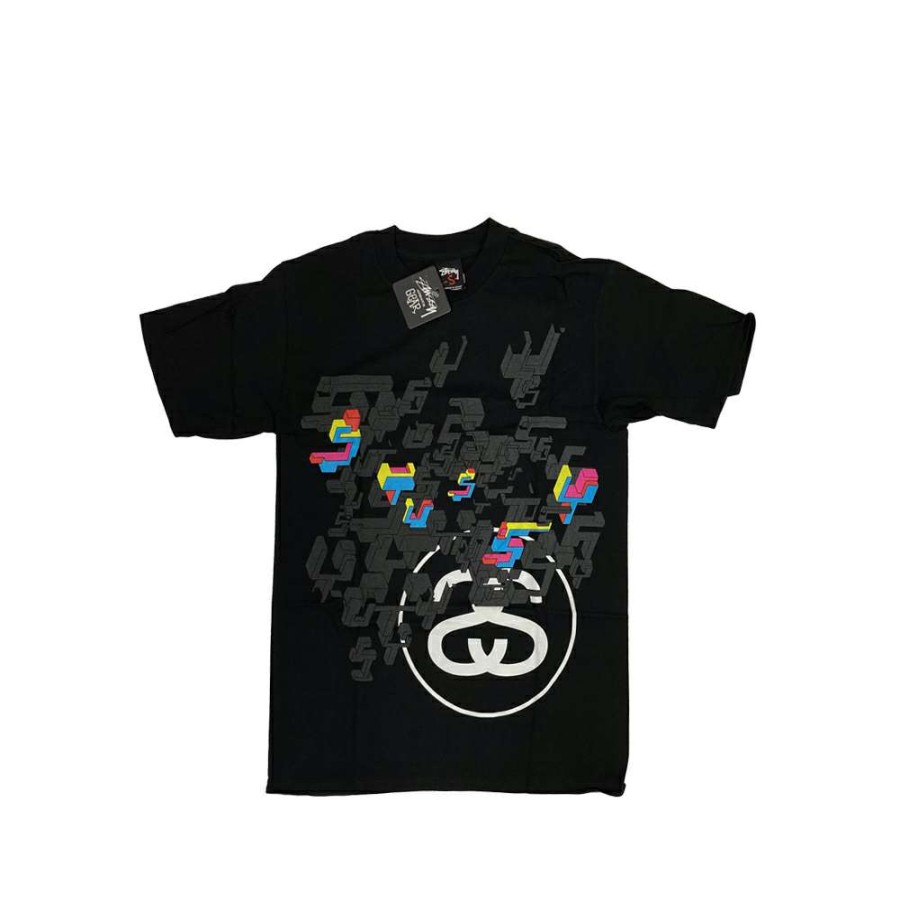 Heritage * | Stussy X Delta System Black Tee Reflective Limited Edition 1901764 Discount