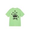 T-Shirts & Polo * | Stussy Regal Crown Tee Green 1904771 Sale