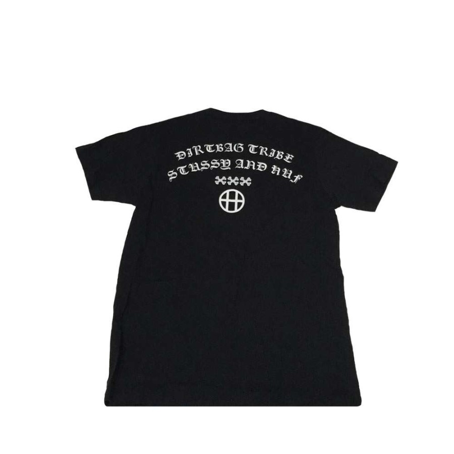 Heritage * | Stussy Sc Authentic X Huf Black Tee Xxx Anniversary 0900053 Discount