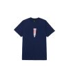 T-Shirts & Polo * | Huf Repair T-Shirt Navy Ts01640 Discount