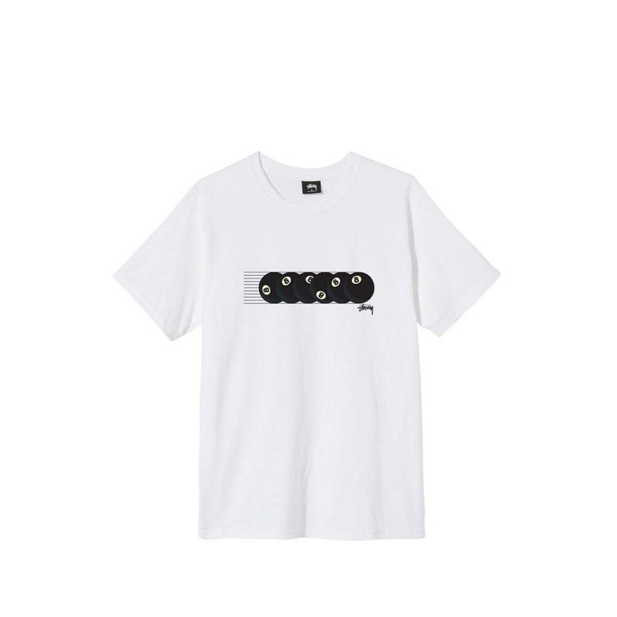 T-Shirts & Polo * | Stussy Rollin' Tee White 1904580 Sale