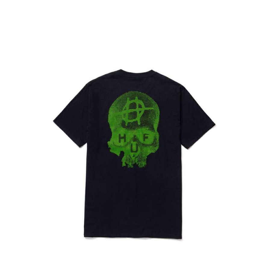 T-Shirts & Polo * | Huf Data Death Tee Black Ts01333 Sale