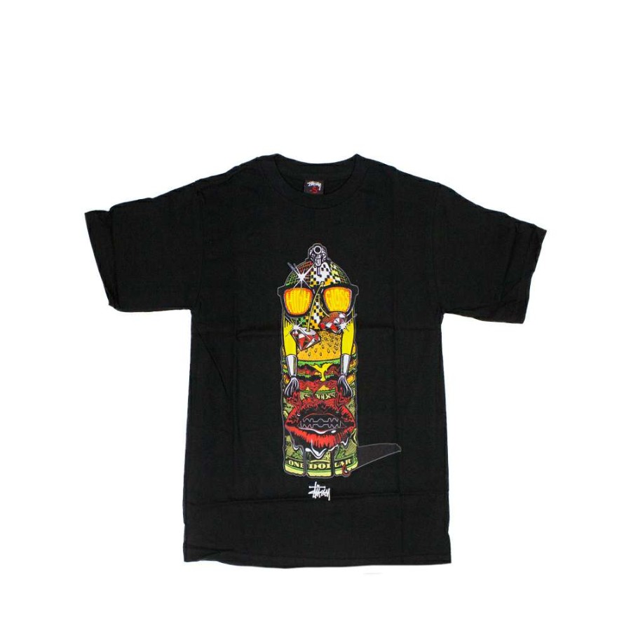 Heritage * | Stussy Customade X Mark Ward High Gloss Black Tee Limited Edition Sdsc3901994 Discount