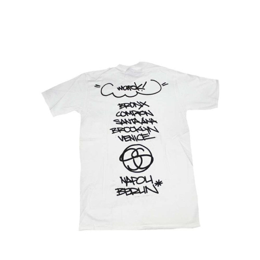 Heritage * | Stussy White Tee World Tour 2006 Marok Limited Edition Discount