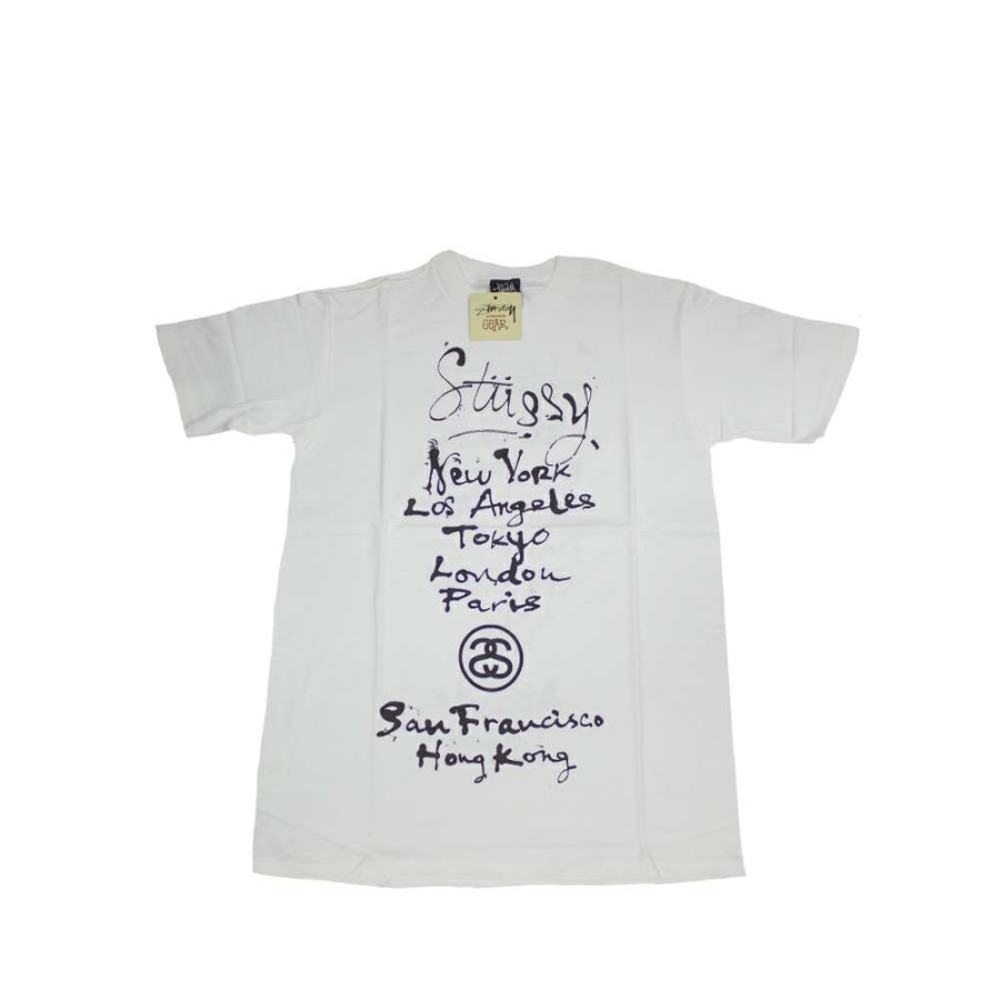 Heritage * | Stussy White Tee World Tour 2006 Ghariokwu Lemi Limited Edition Discount