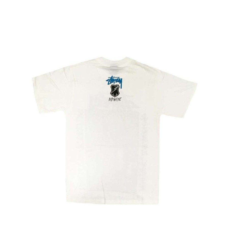 Heritage * | Stussy X Mash White Sc Tire Tee Limited Edition Sbsc1901508 Discount