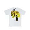 Heritage * | Stussy Customade X Delta Robot White Tee Limited Edition Discount