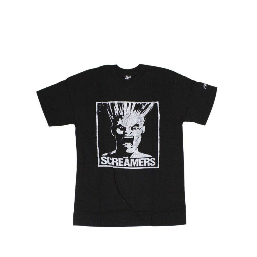 Heritage * | Stussy Customade X Domino Records Ss The Screamers Black Tee Limited Edition Sfsc3902139 Discount