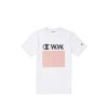 T-Shirts & Polo * | Wood Wood X Champion Alec T-Shirt Bright White 211085 Promotion