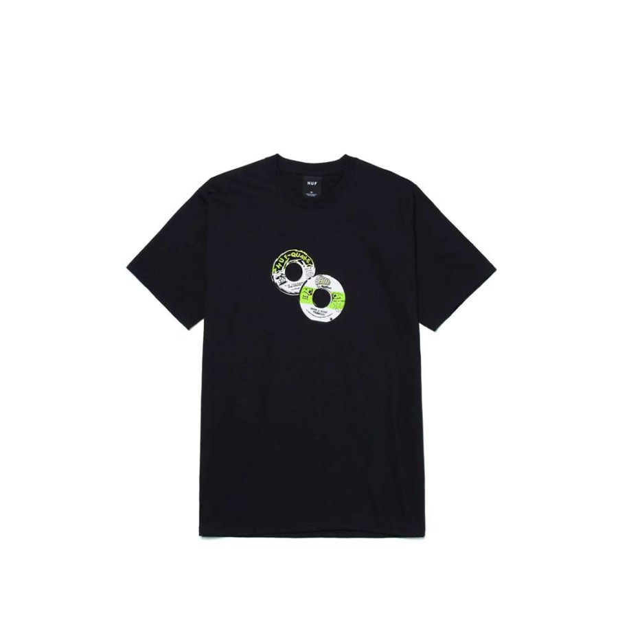 T-Shirts & Polo * | Huf Hufquake Sound S/S T-Shirt Black Ts01652 Sale