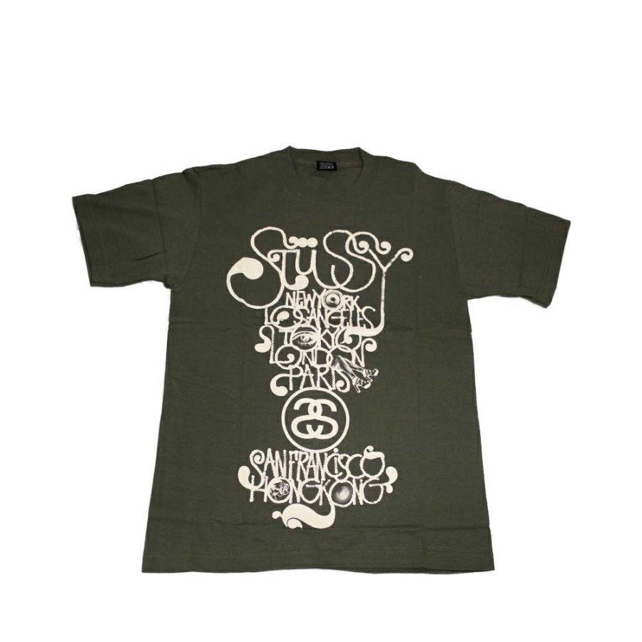 Heritage * | Stussy Olive Tee World Tour 2006 Brent Rollins S6Sc1901241 Limited Edition Sale