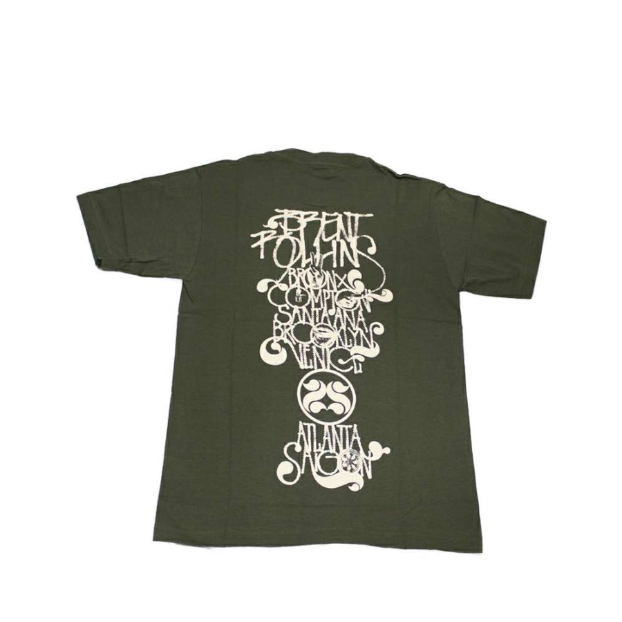 Heritage * | Stussy Olive Tee World Tour 2006 Brent Rollins S6Sc1901241 Limited Edition Sale