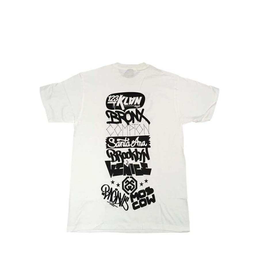 Heritage * | Stussy White Tee World Tour 2006 123 Klan Limited Edition Promotion