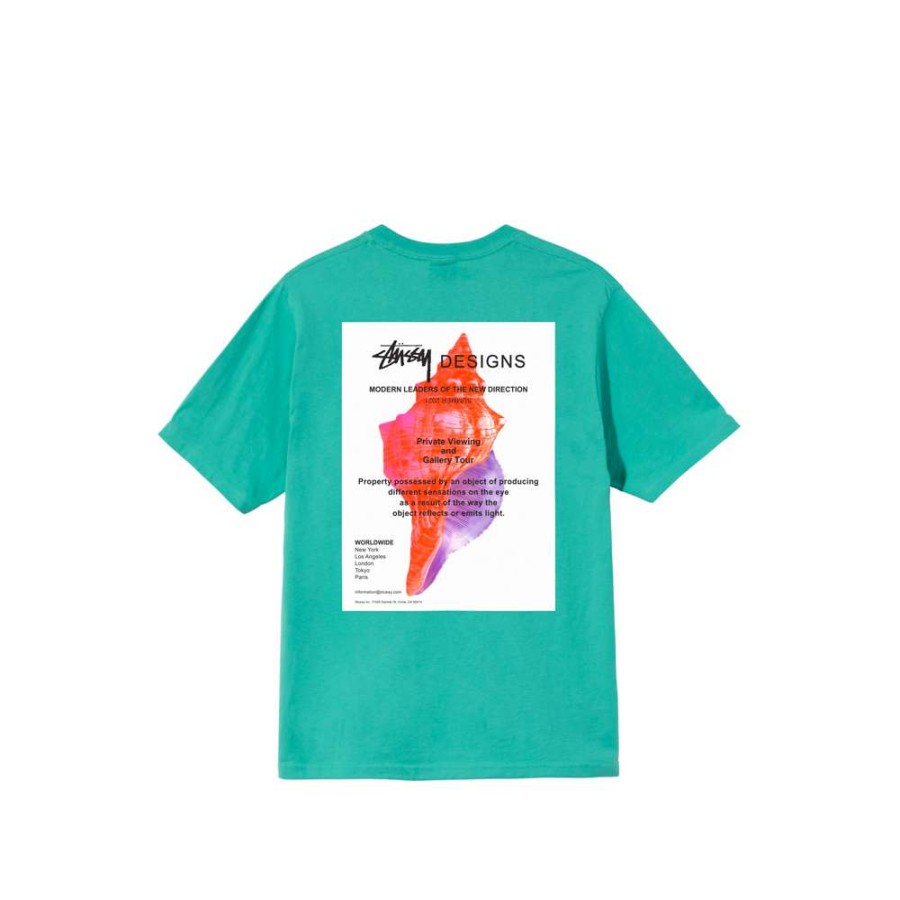 T-Shirts & Polo * | Stussy Modern Leaders Tee Green 1904690 Promotion