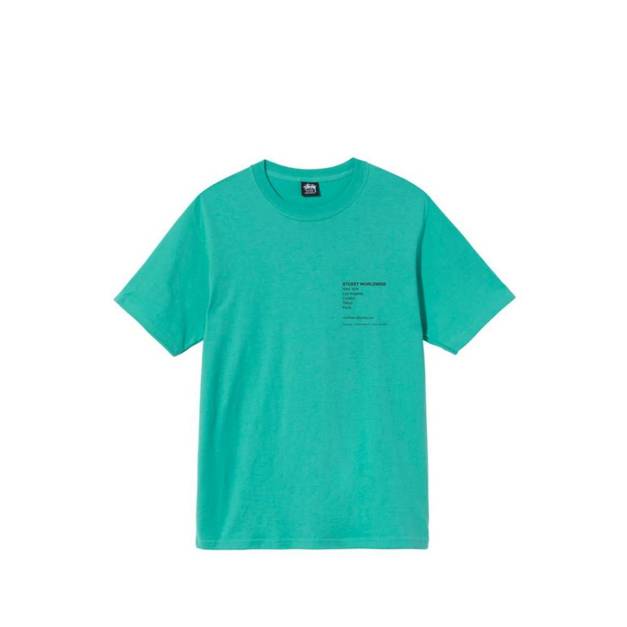 T-Shirts & Polo * | Stussy Modern Leaders Tee Green 1904690 Promotion