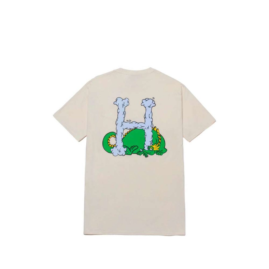 T-Shirts & Polo * | Huf Magic Dragon H S/S T-Shirt Natural Ts01650 Promotion