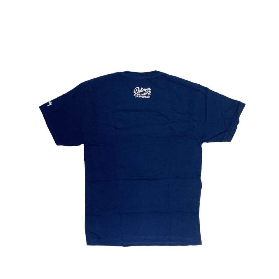 Heritage * | Stussy X Delicious Vinyl State Of Yo!! Dark Blue Tee Limited Edition 3902371 Sale