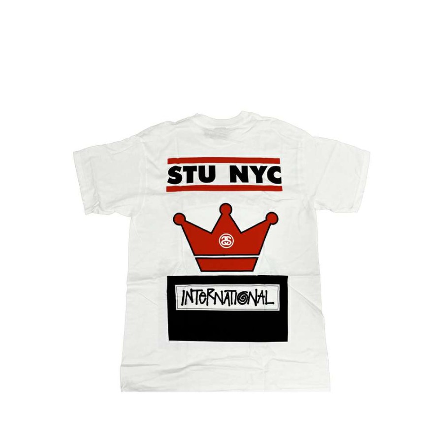 Heritage * | Stussy Stu Nyc White Tee Limited Edition Discount