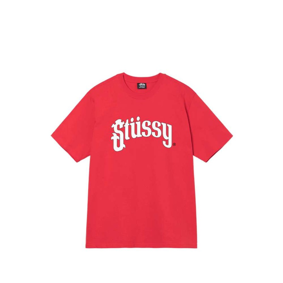 T-Shirts & Polo * | Stussy Soda Tee Red 1904767 Sale