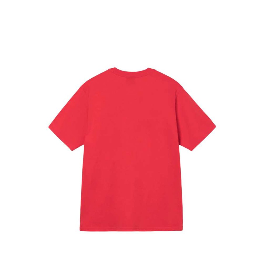 T-Shirts & Polo * | Stussy Soda Tee Red 1904767 Sale