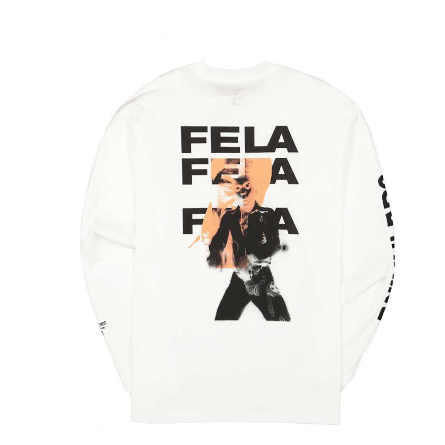 Heritage * | Fela Kuti X Carhartt Wip Long Sleeve Fela Fela Fela T-Shirt White I026850 Discount