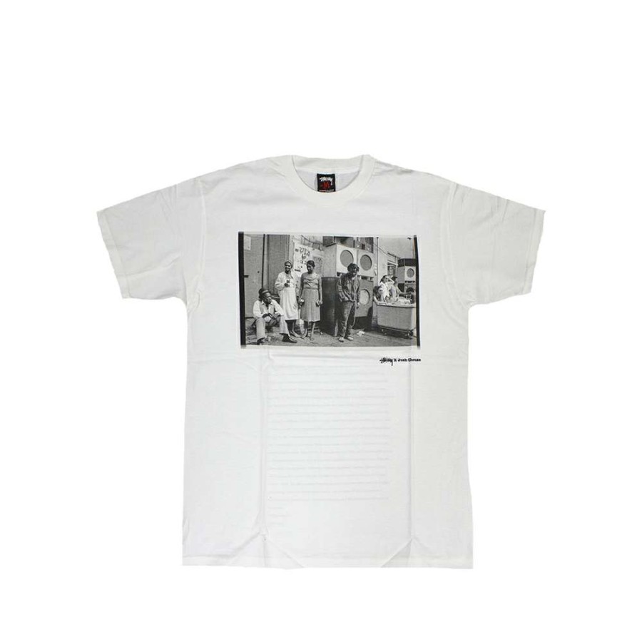 Heritage * | Stussy White Sc Ss Josh Cheuse Nhill 84 Crew Tee Limited Edition Sbsc1901515 Discount