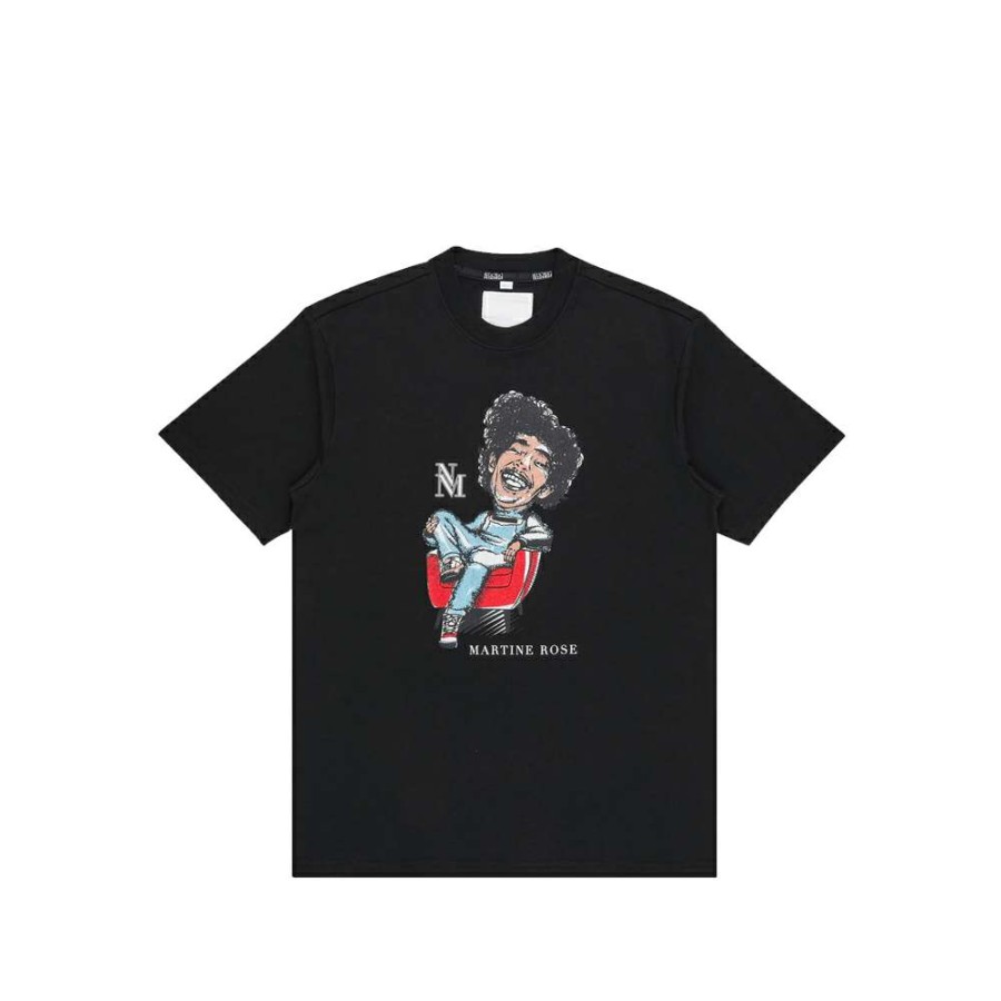 T-Shirts & Polo * | Napapijri By Martine Rose S-Napoli T-Shirt Black Np0A4Fja0411 Discount